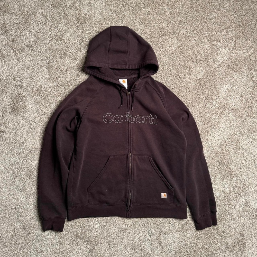 CARHARTT FOR WOMEN SILVER THREAD ZIP UP HOODIE